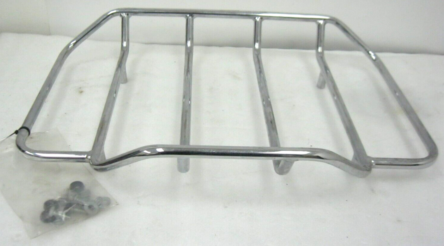 Harley-Davidson 08-23 Touring Tour Pak Chrome Luggage Rack - & Hardware 53665-87