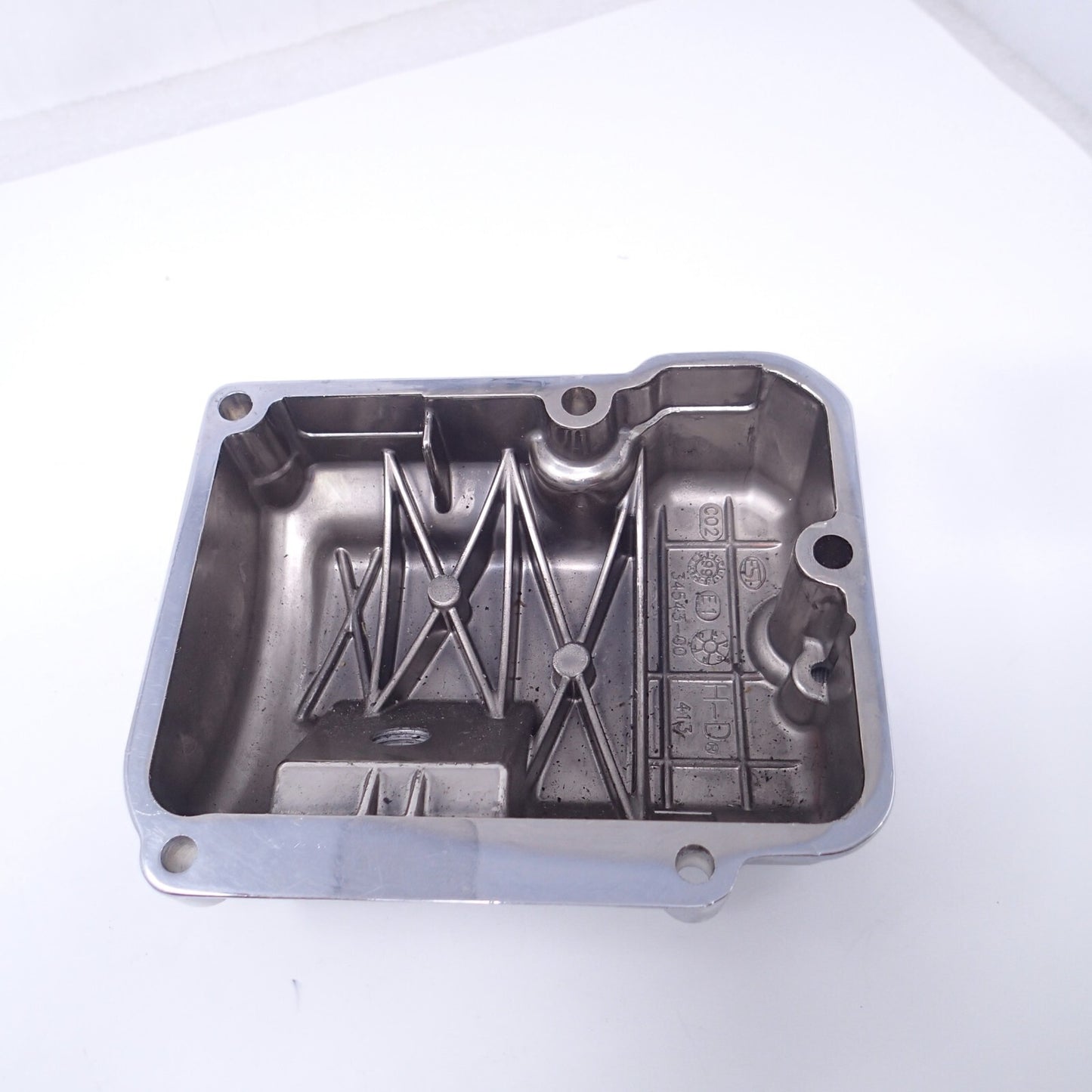 Harley Davidson OEM - 34543-00 - Transmission Top Cover, Chrome pilling off