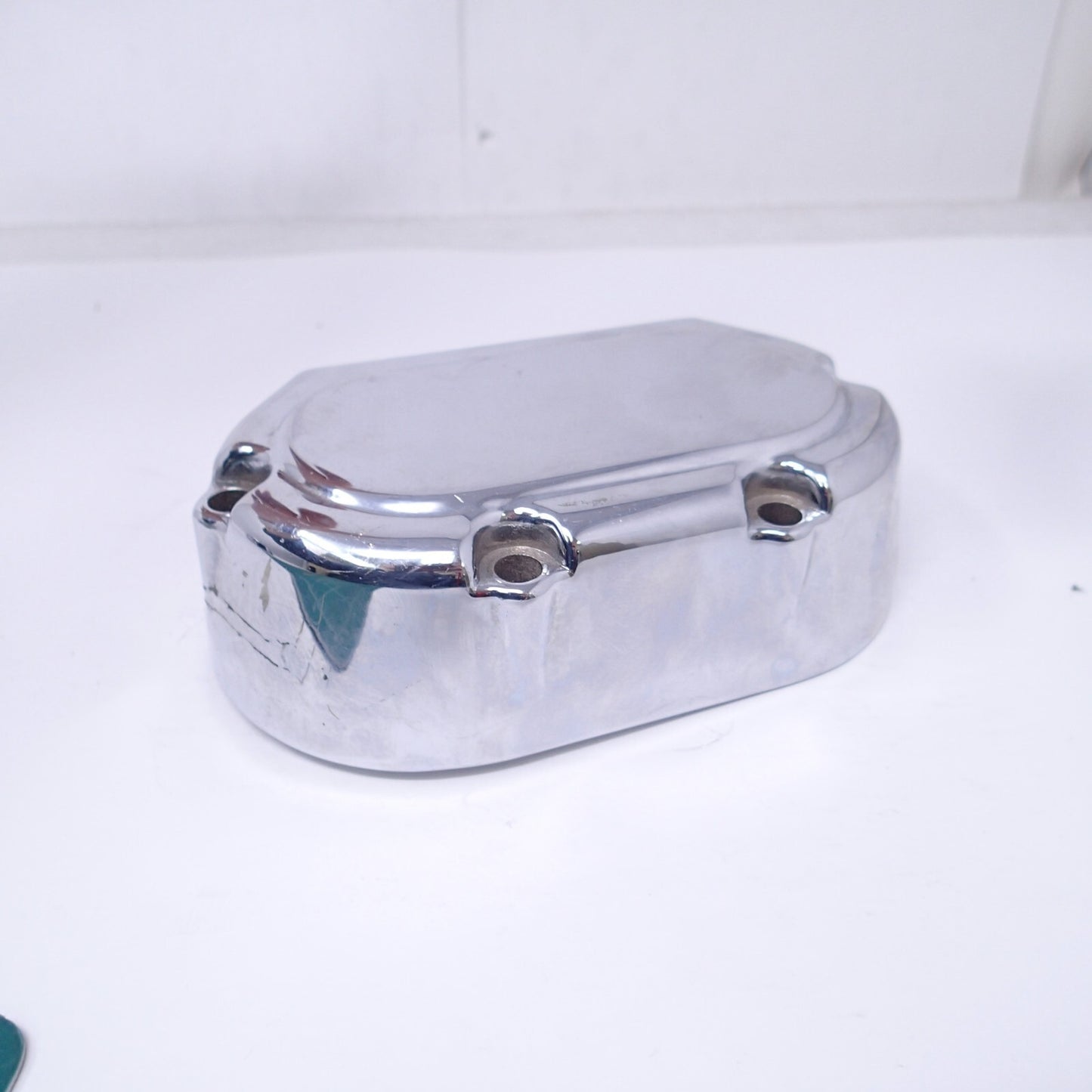 Harley Davidson Genuine USED 5 Speed Silver Transmission Side Cover 37082-99