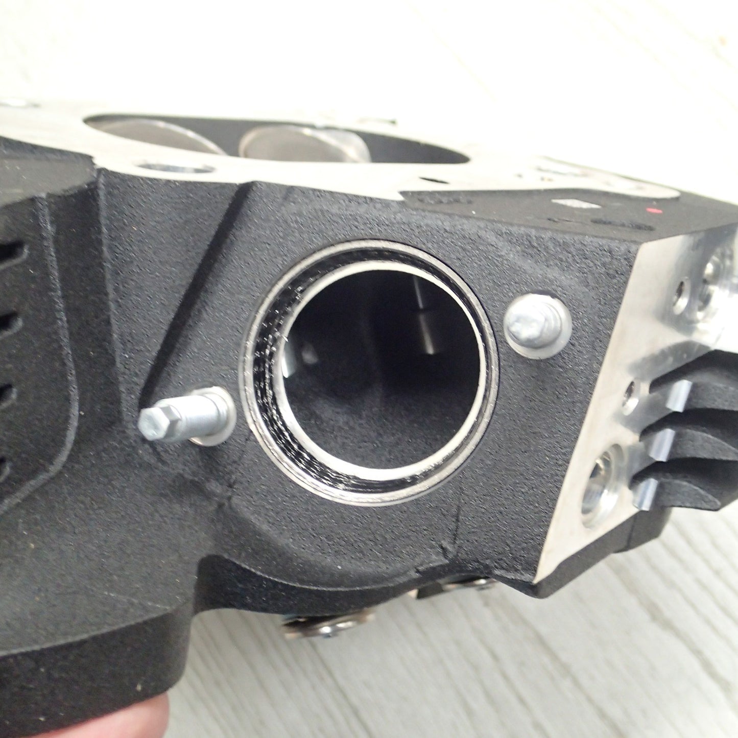 oem Harley 16500404 Rear Oil Cooled Black Cylinder Head 17-23 M8 Touring Softail