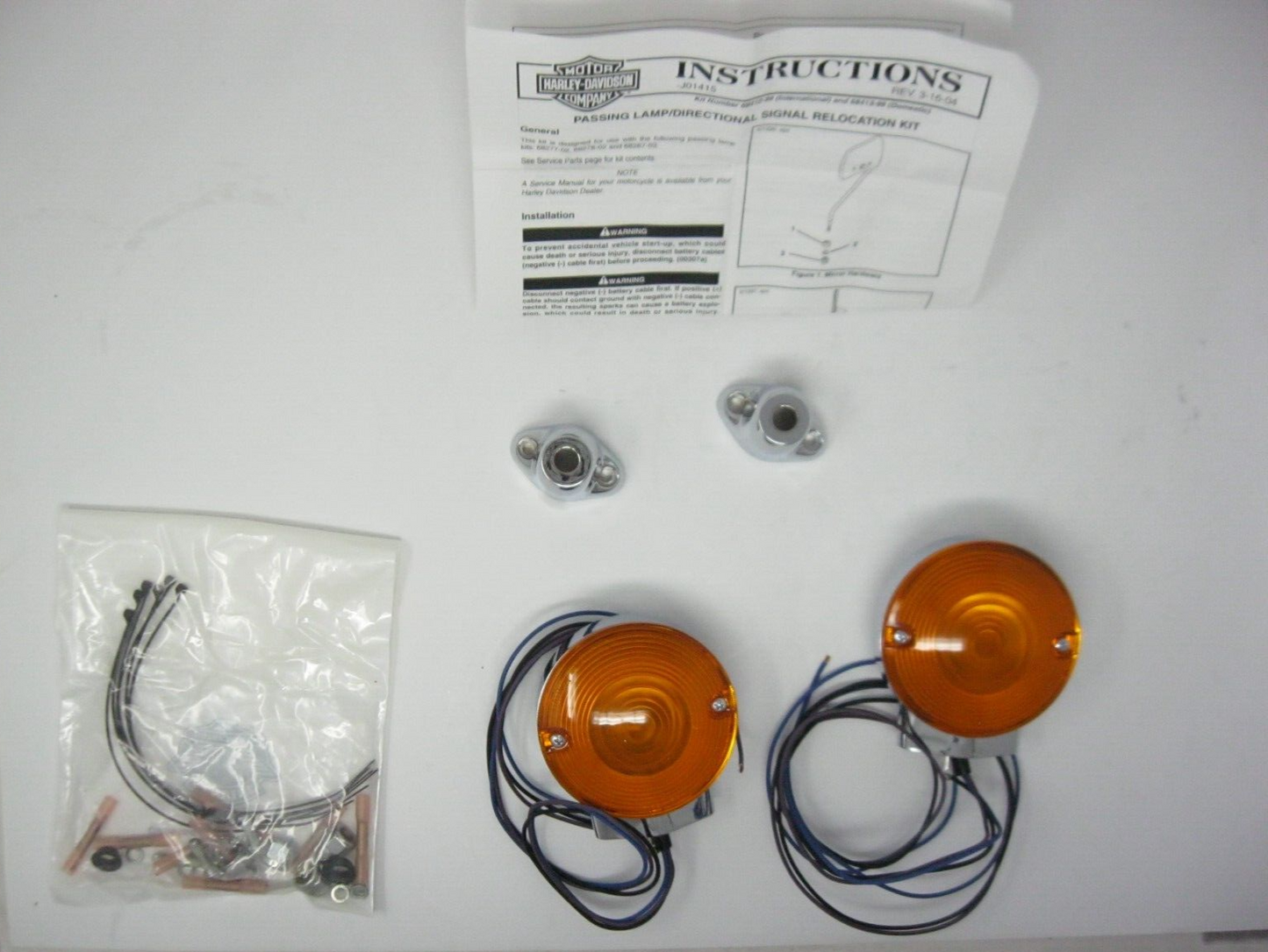 Harley-Davidson Turn Signal Relocation Kit 68413-99