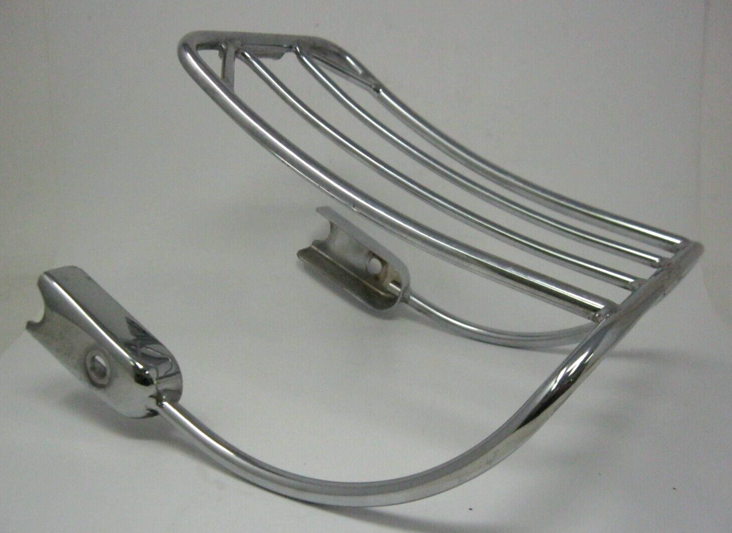 Harley-Davidson OEM 02-05 FXDWG Bobbed Fender Chrome Luggage Rack 56495-02