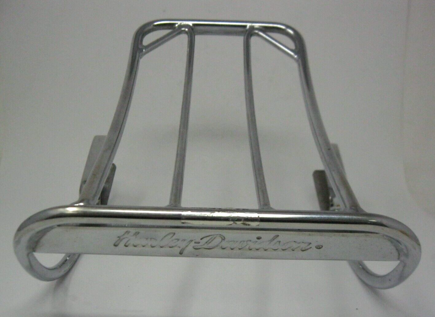 Harley-Davidson OEM 02-05 FXDWG Bobbed Fender Chrome Luggage Rack 56495-02