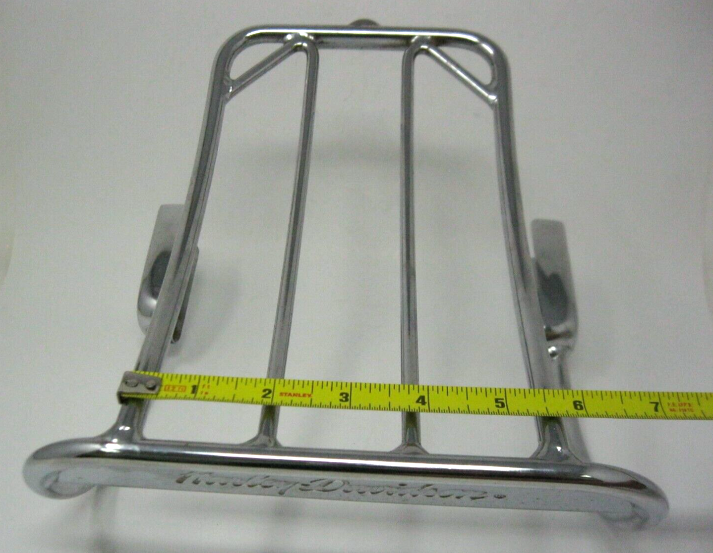 Harley-Davidson OEM 02-05 FXDWG Bobbed Fender Chrome Luggage Rack 56495-02