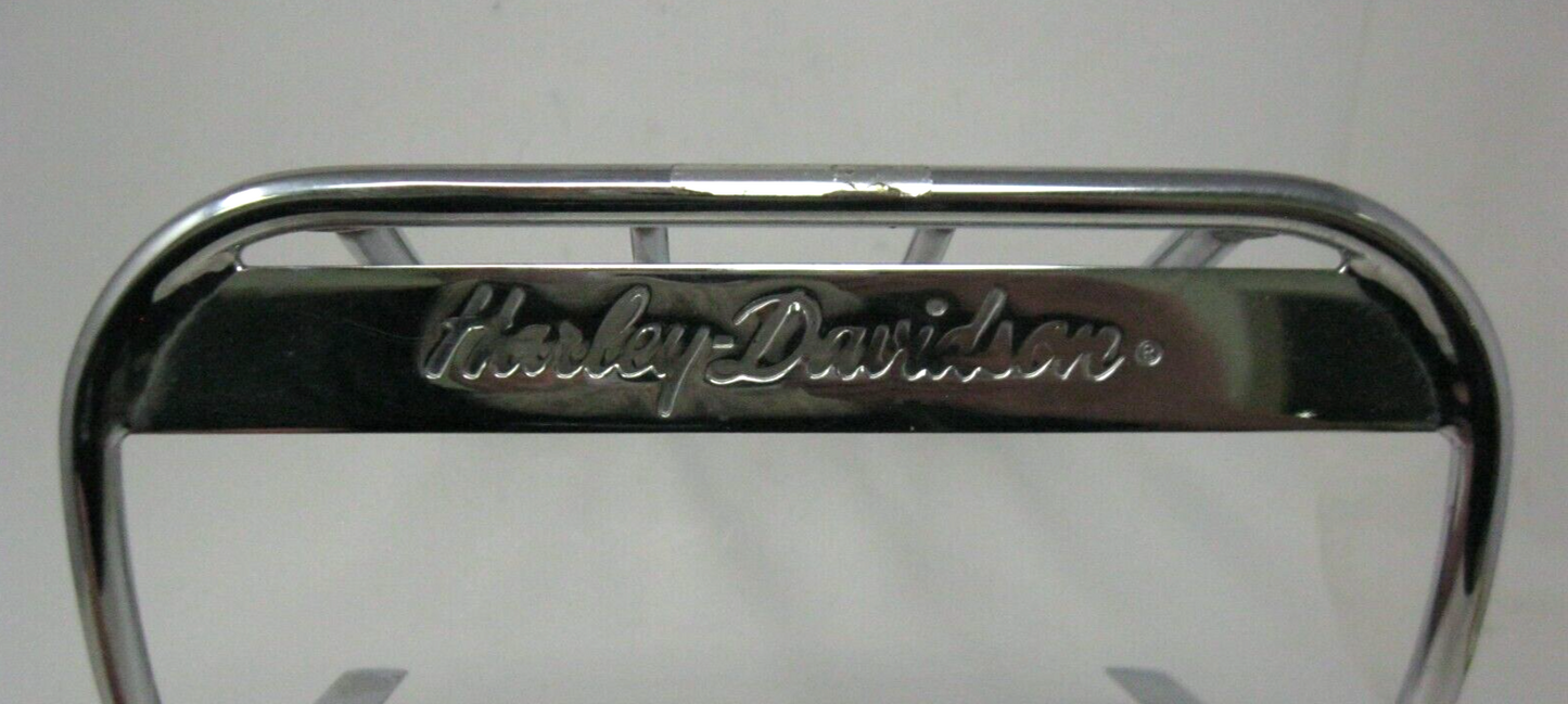 Harley-Davidson OEM 02-05 FXDWG Bobbed Fender Chrome Luggage Rack 56495-02