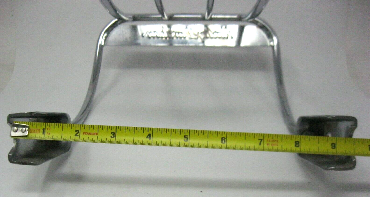 Harley-Davidson OEM 02-05 FXDWG Bobbed Fender Chrome Luggage Rack 56495-02