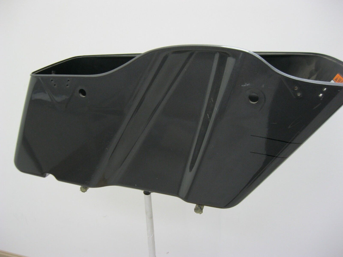 Harley-Davidson OEM Left Saddlebag Grey w Black Detail 90200414 2014-Later