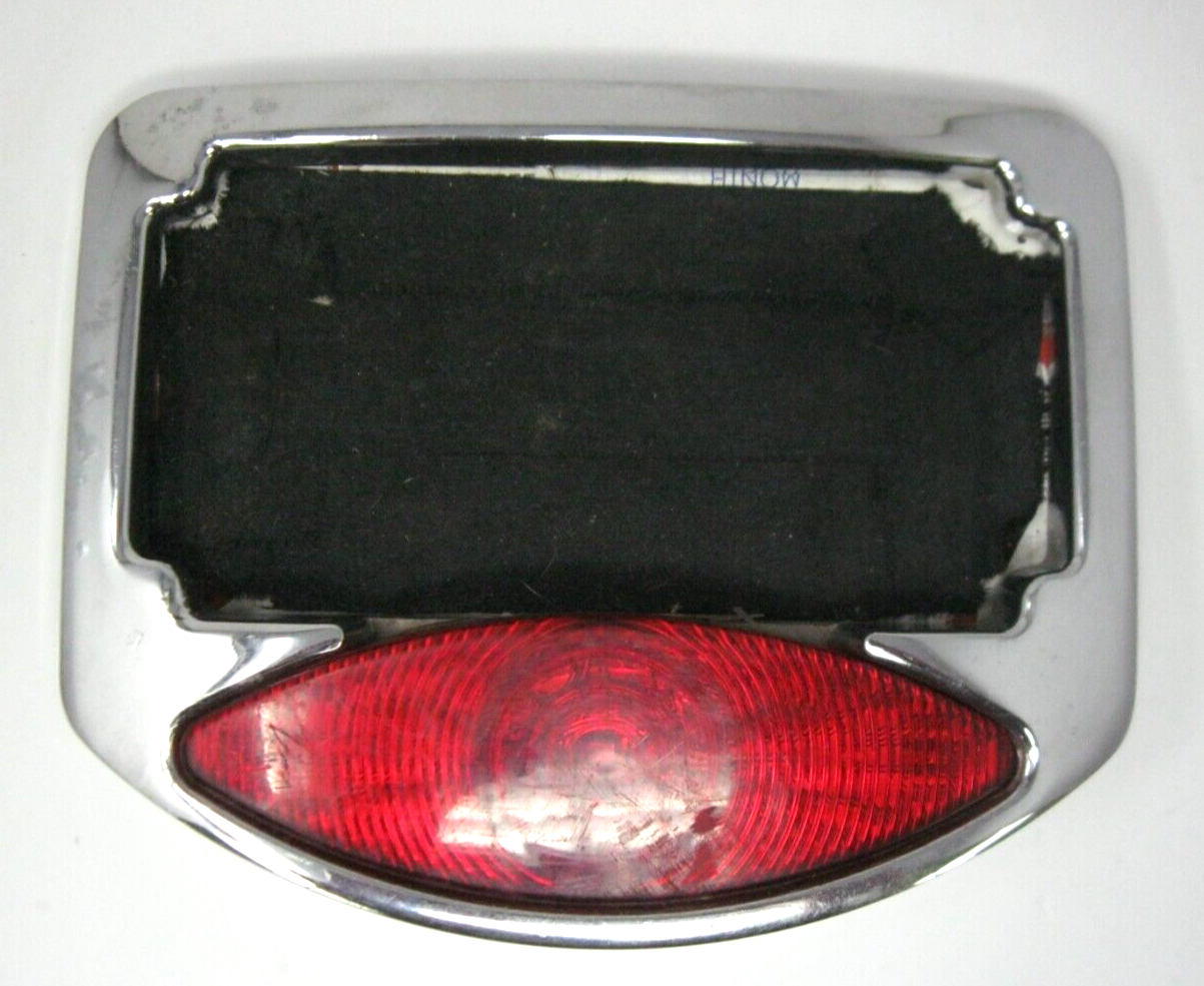 Custom LED Tail Light and License Plate Bracket.