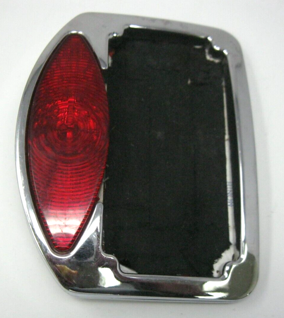 Custom LED Tail Light and License Plate Bracket.