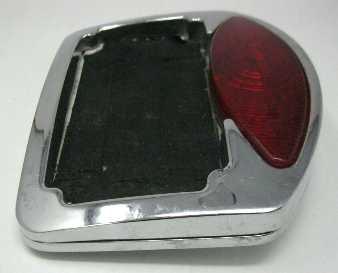 Custom LED Tail Light and License Plate Bracket.