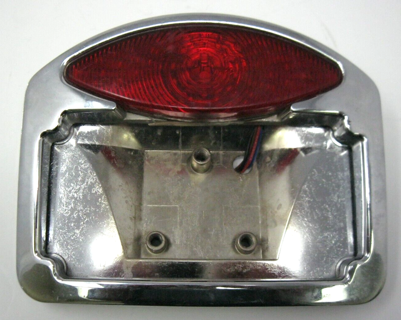 Custom LED Tail Light and License Plate Bracket.