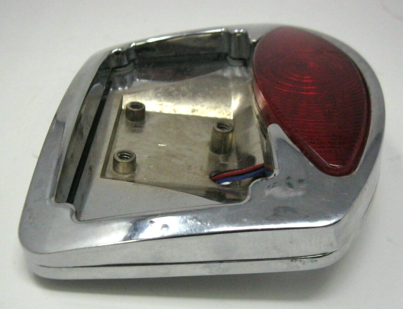 Custom LED Tail Light and License Plate Bracket.