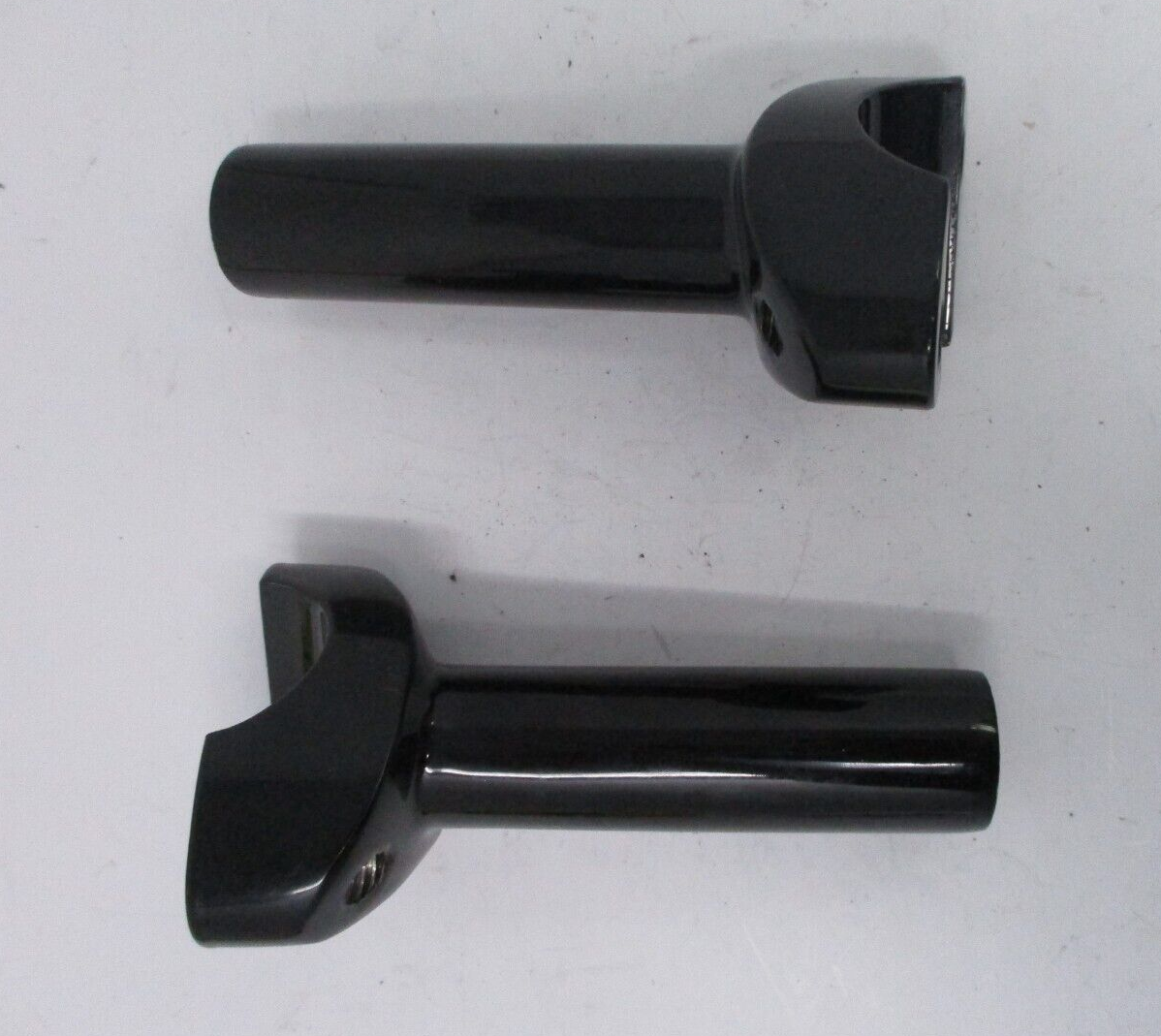 DRAG SPECIALTIES    4" BUFFALO RISERS Gloss Black Straight Riser 0602-0520