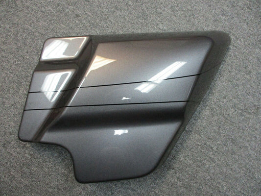 Harley Davidson OEM FLHX Right Side Cover Charcoal Pearl w/Black Stripes 14-15