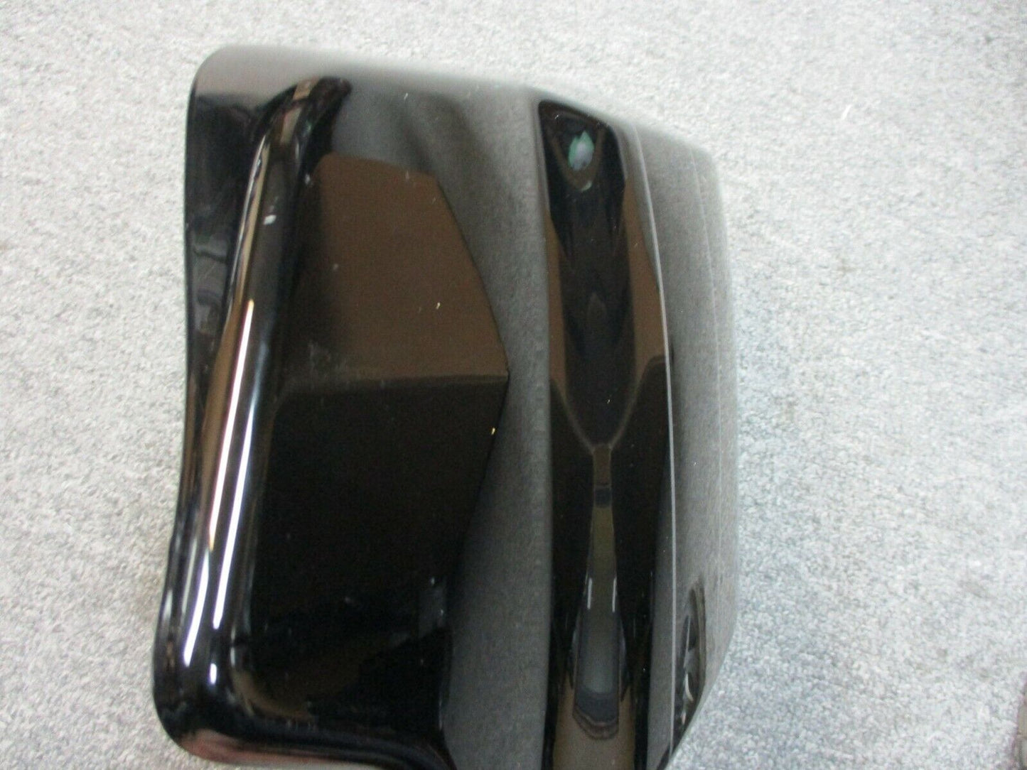 Harley Davidson OEM Left Side Cover Vivid Black with Silver Stripes 66250-09