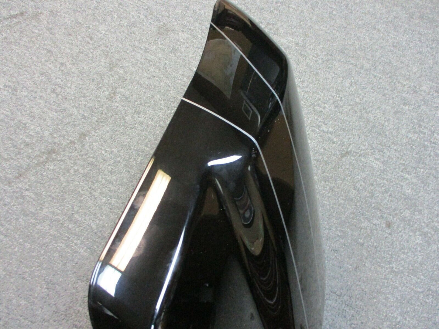 Harley Davidson OEM Cover Vivid Black with Silver Stripes Left Side 66250-09