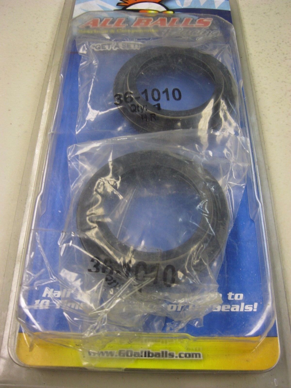 ALL BALLS RACING 57-109 FORK SEAL SET (2) 37-50.5-12.5