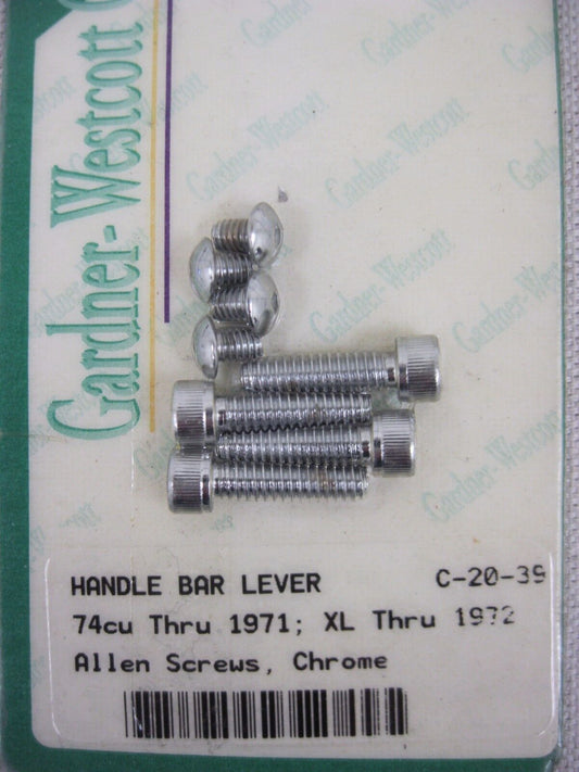 GARDNER-WESTCOTT HANDLE BAR BRAKE LEVER CHROME ALLEN SCREWS