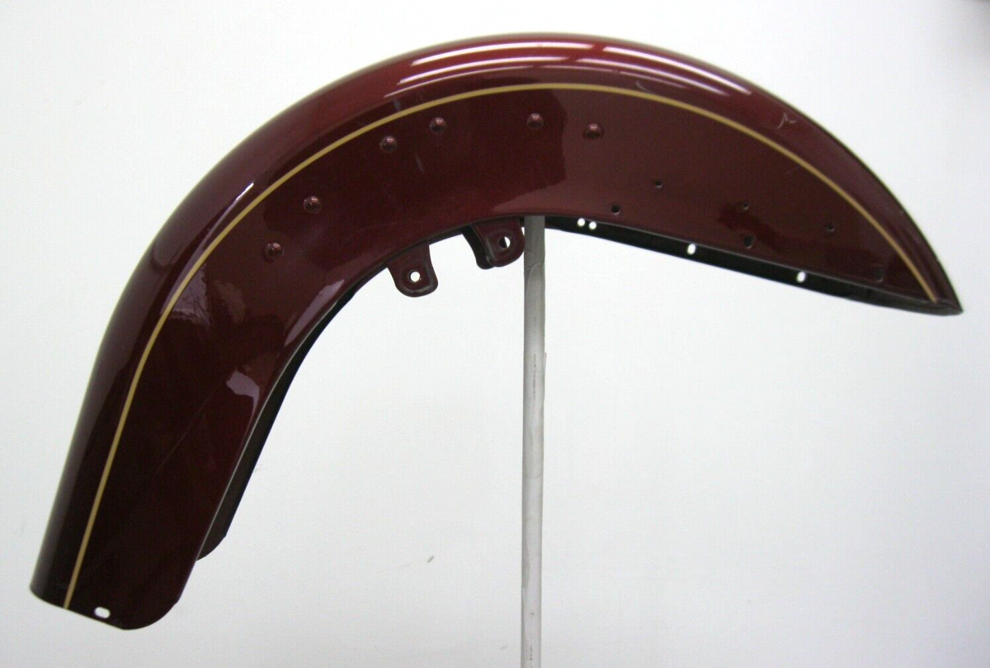 Harley-Davidson OEM 2010 FLSTC Front Fender Scarlet Red/Tan Stripe 59028-10DBL