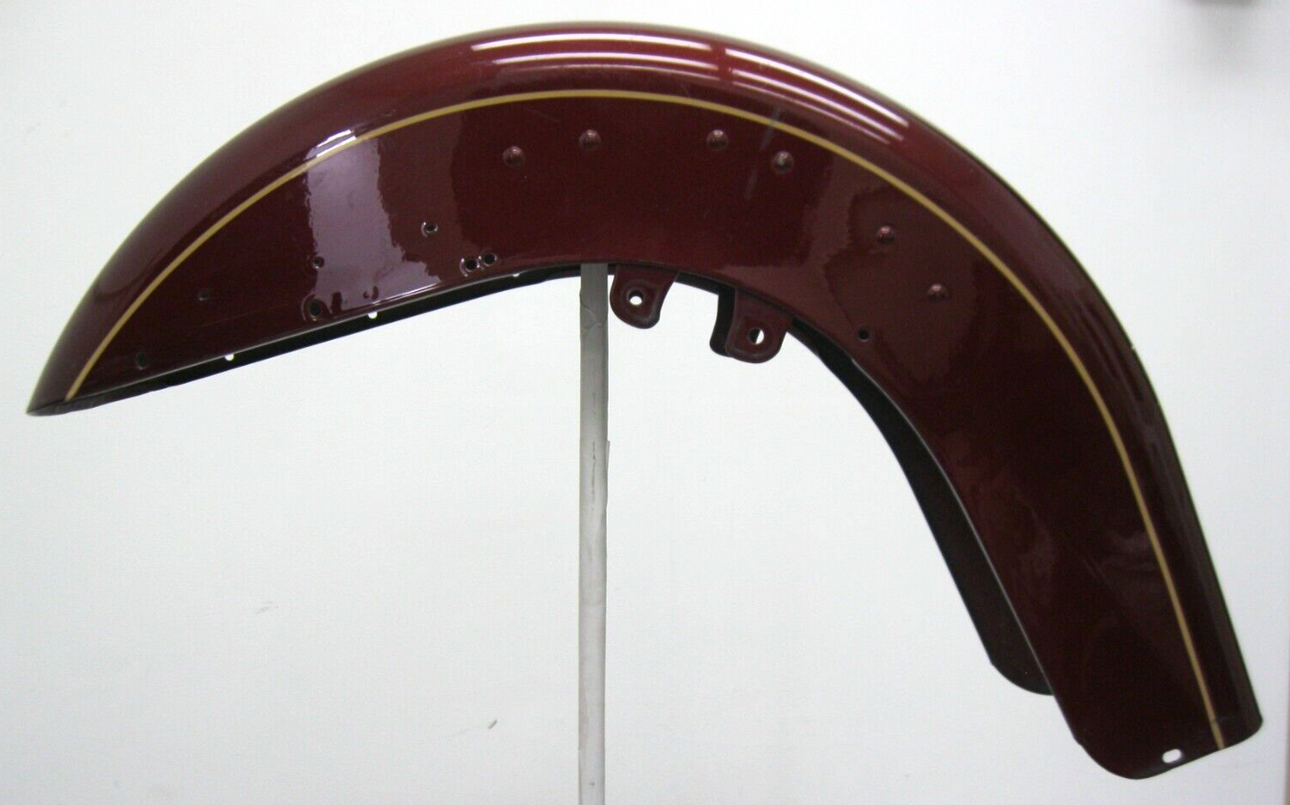 Harley-Davidson OEM 2010 FLSTC Front Fender Scarlet Red/Tan Stripe 59028-10DBL