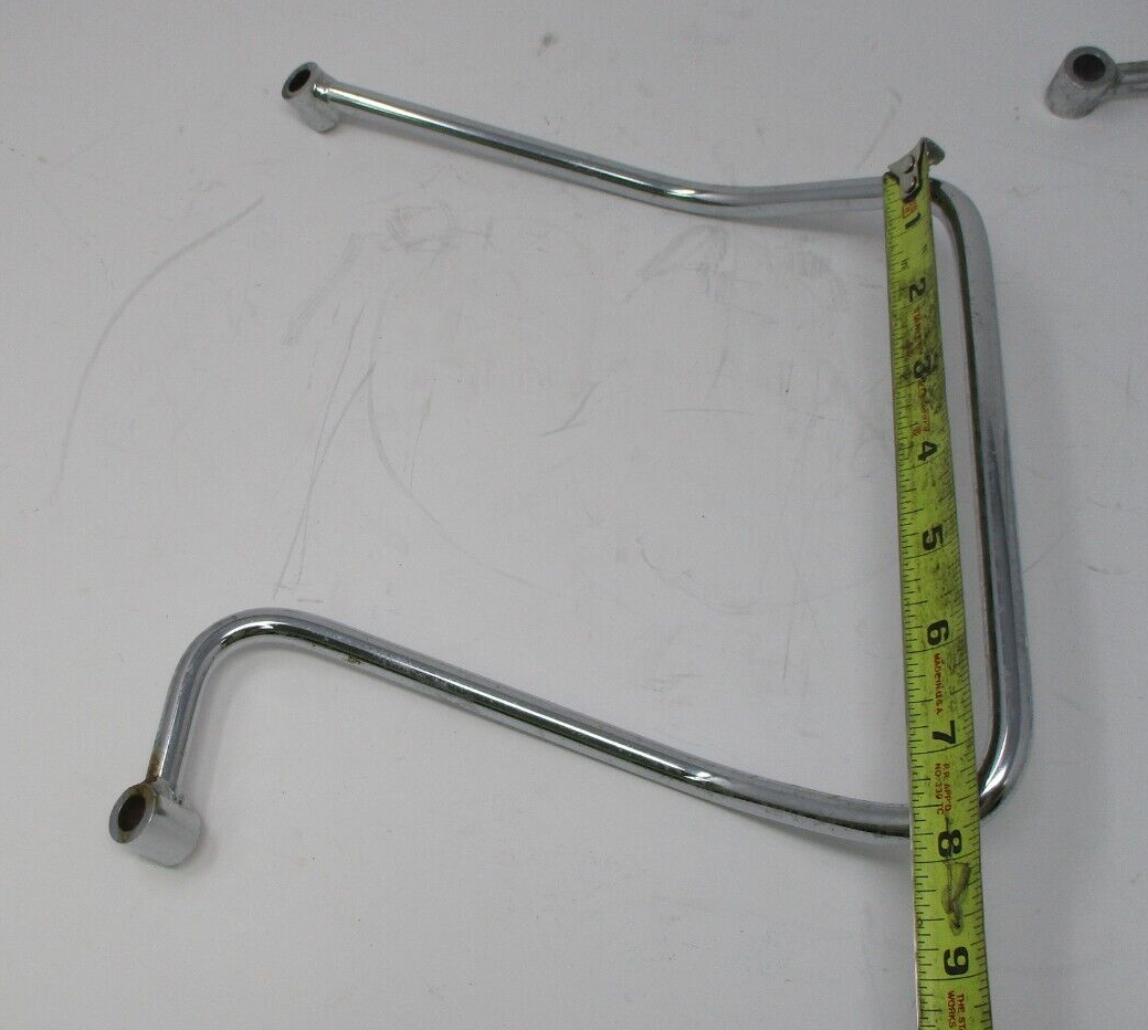 Chrome Saddlebag Support Brackets for Harley-Davidson  Unknown Fitment