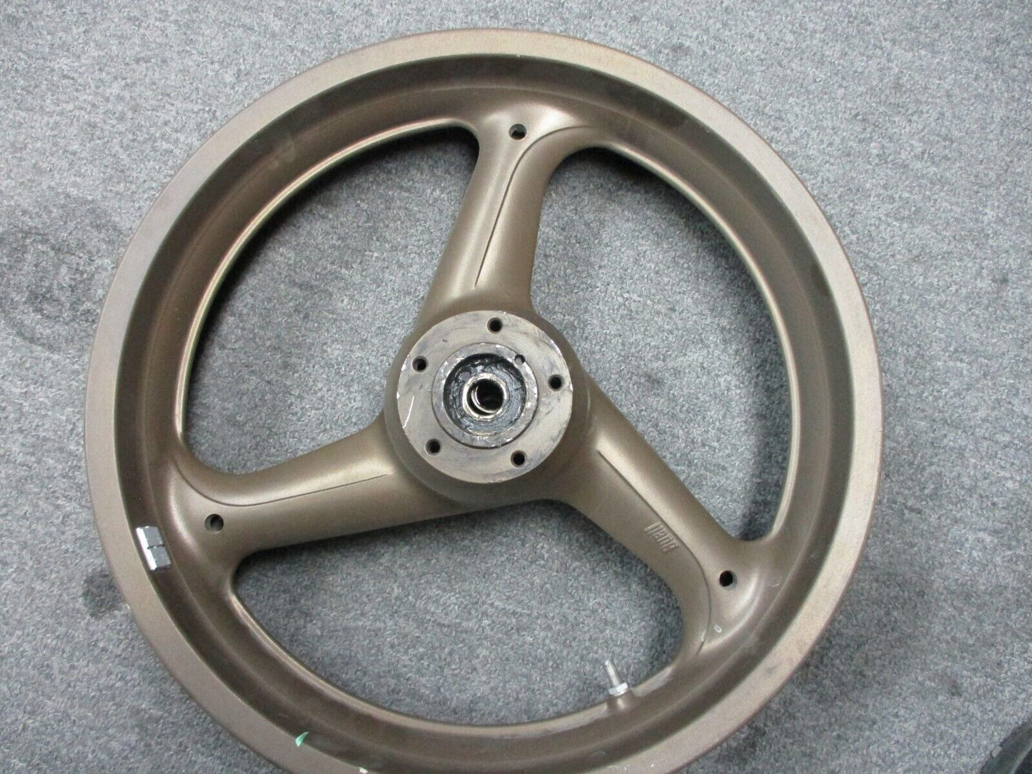 Buell OEM 17X3.50 Bronze Cast 3 Spoke Front Wheel 1997-98 Thunderbolt/Lightning