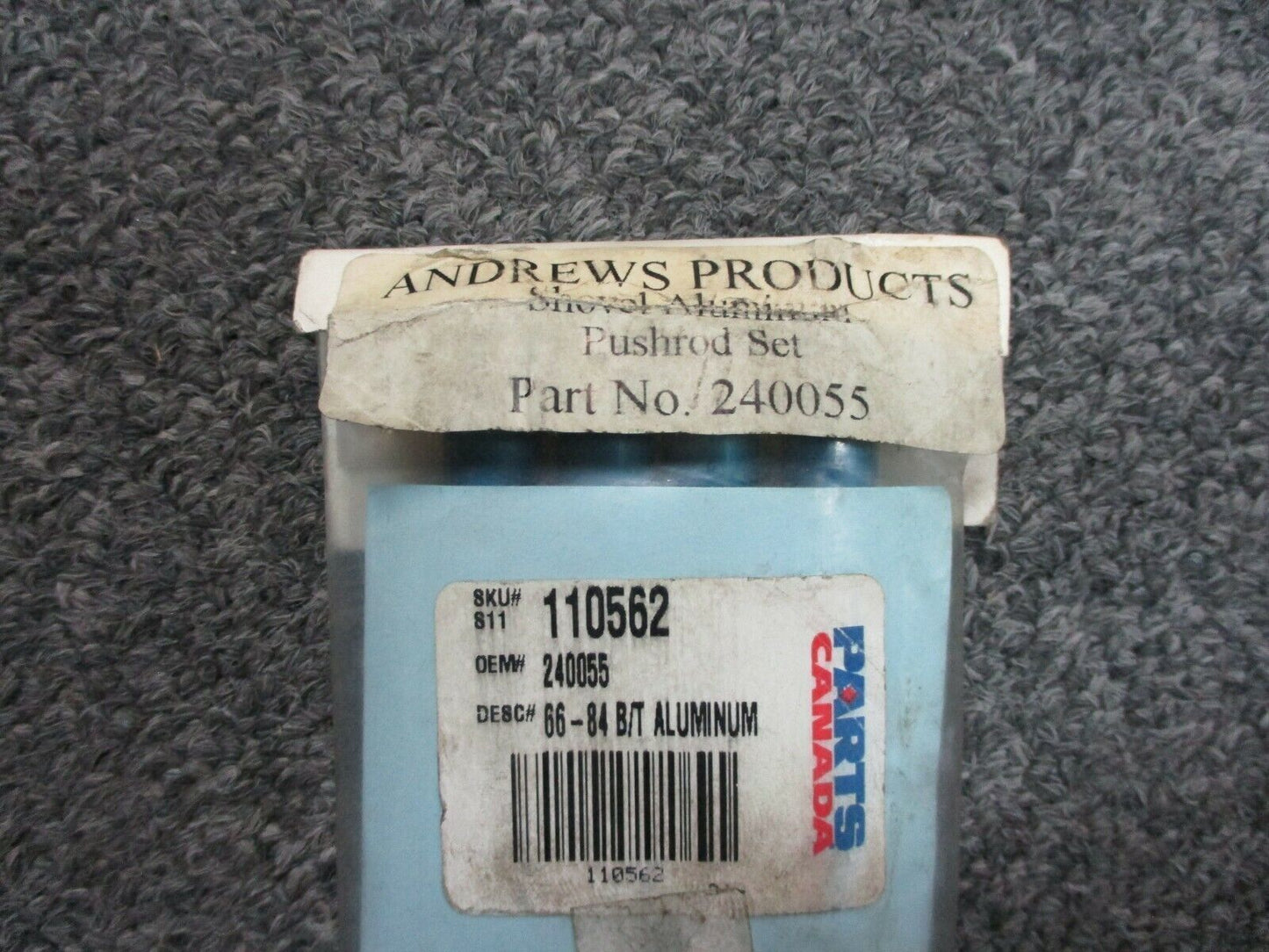 Andrews 66-84 Shovel Head Push Rod Set Aluminum 240055