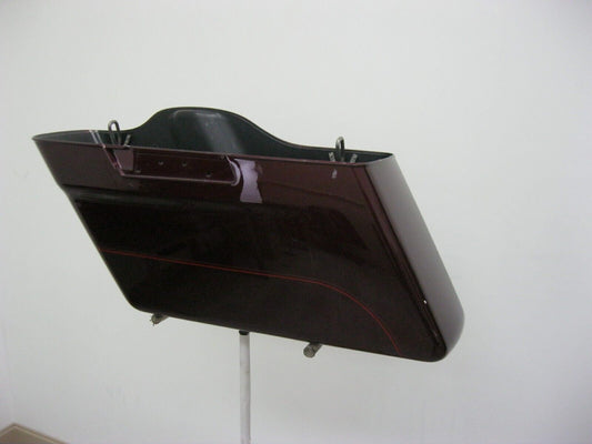 Harley-Davidson OEM Left Saddlebag Burgundy with Red Detail 90200414 2014-Later