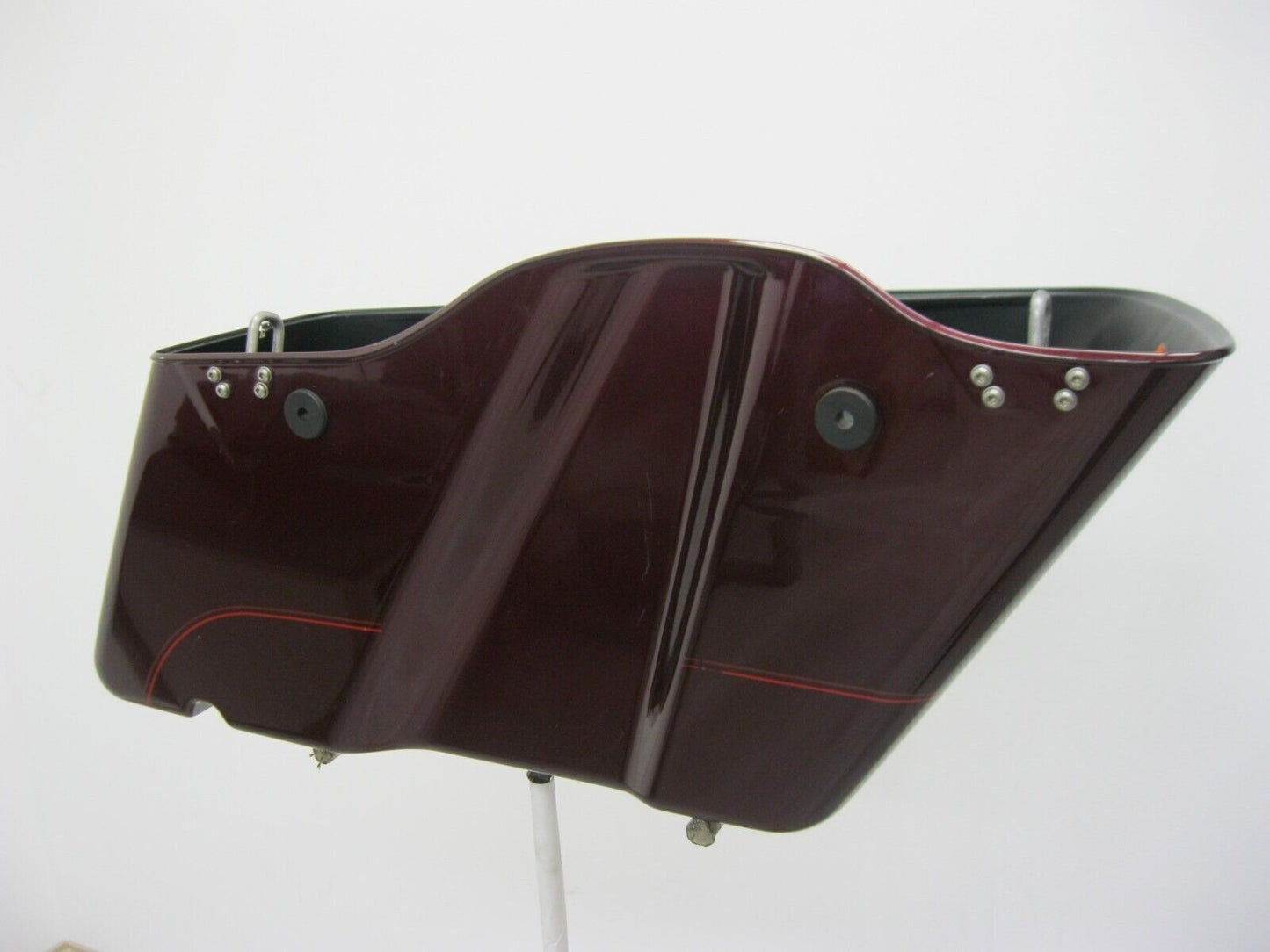 Harley-Davidson OEM Left Saddlebag Burgundy with Red Detail 90200414 2014-Later