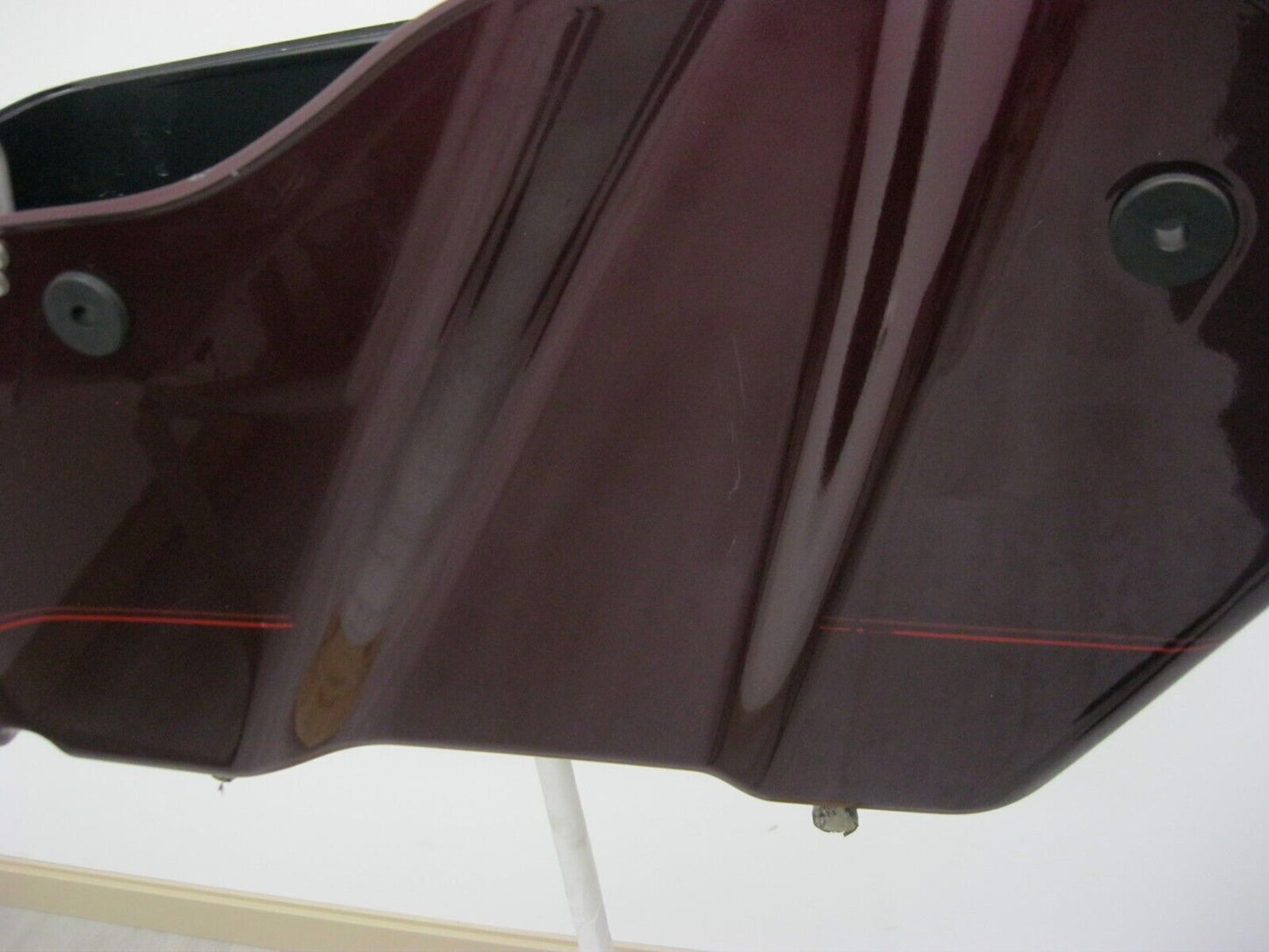 Harley-Davidson OEM Left Saddlebag Burgundy with Red Detail 90200414 2014-Later