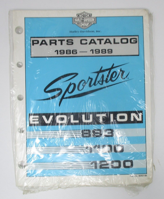 Harley-Davidson Parts Catalog 1986-1989 99451-89