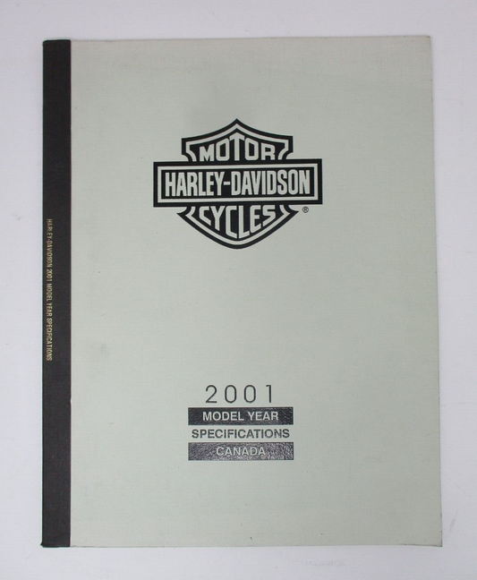 Harley-Davidson 2001 Specifications Manual