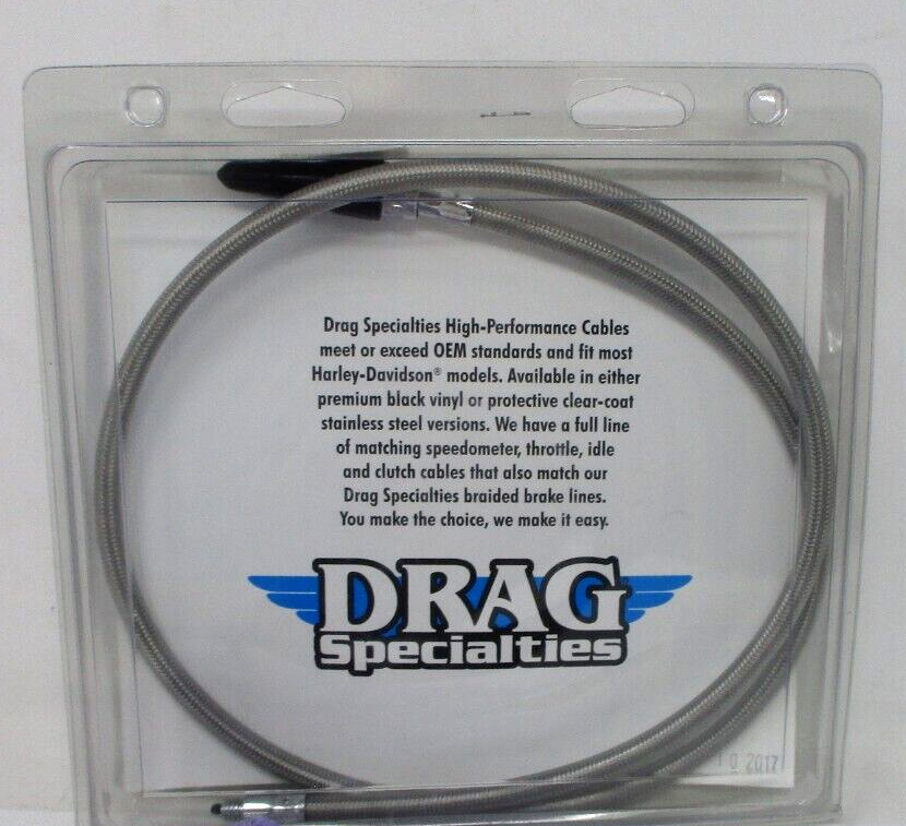 DRAG SPECIALTIES  '91-'94FXD  '93-'94FXDWG   S/STEEL SPEEDO CABLE OEM 5390900B