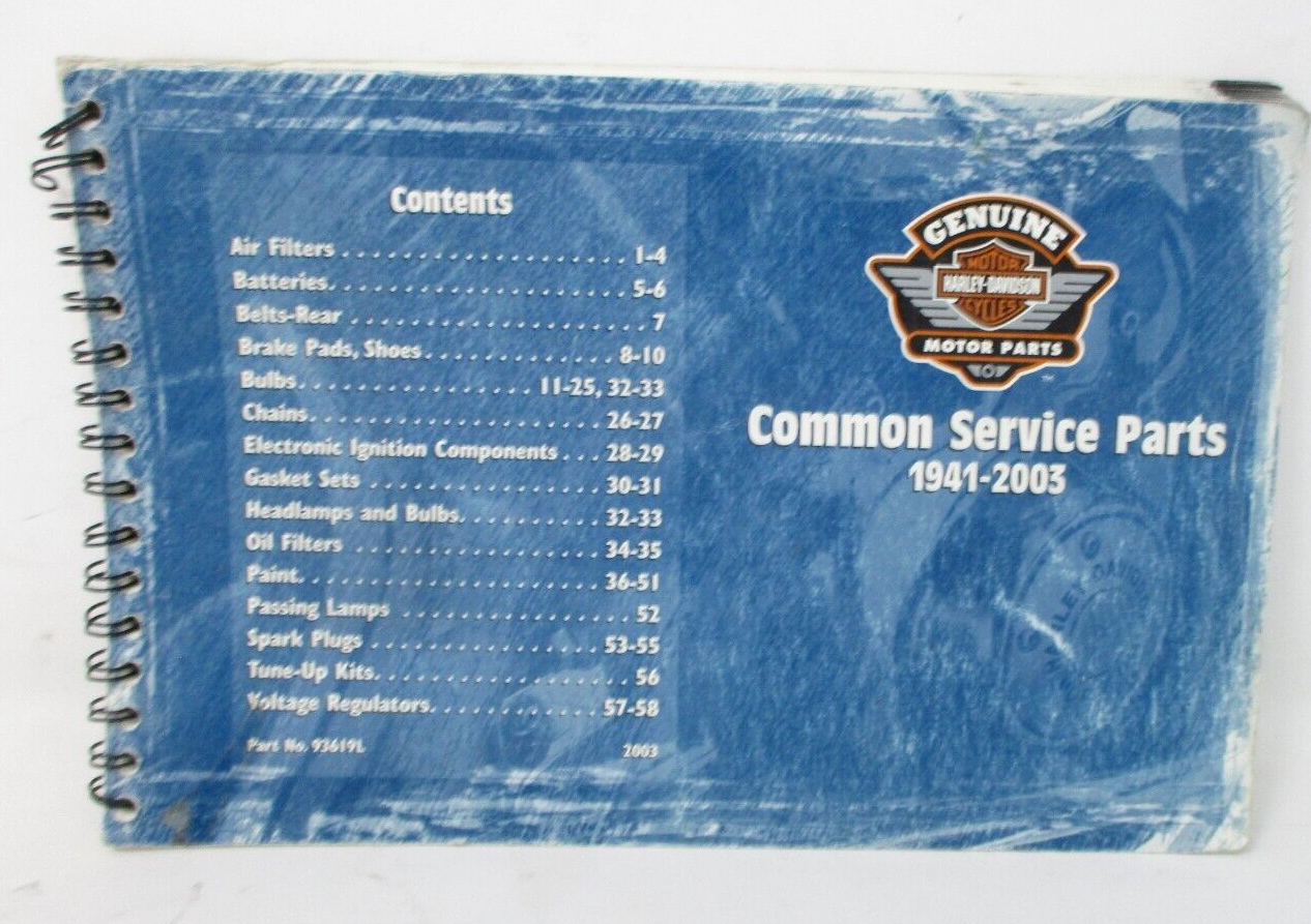 1941-2003 Common Service Parts