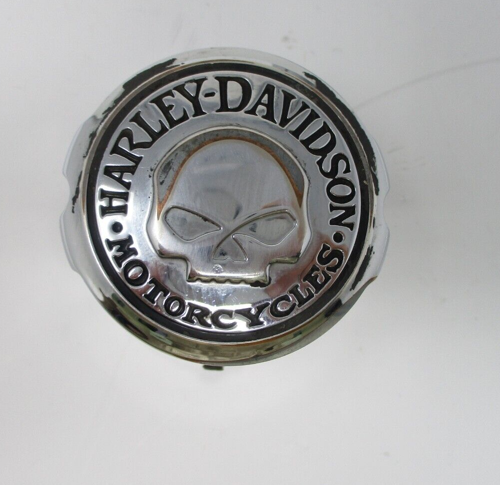 Harley-Davidson Willie G Skull Rear Axle Nut Covers 43221-08