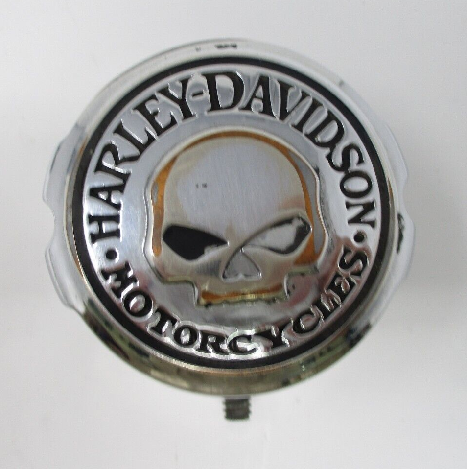 Harley-Davidson Willie G Skull Rear Axle Nut Covers 43221-08