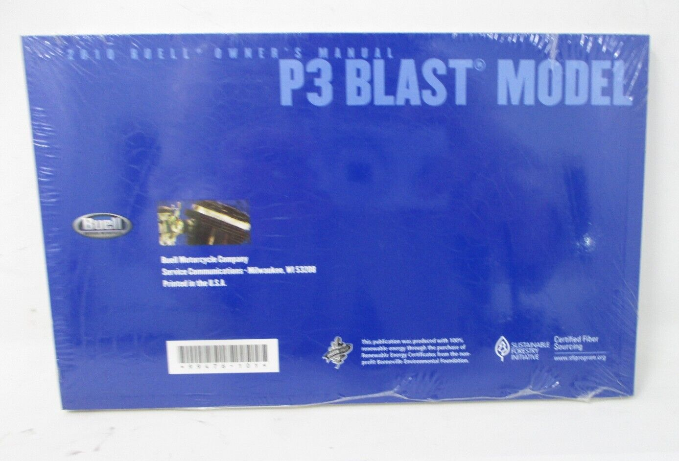 Buell 2010 Owners Manual P3 BLAST MODEL