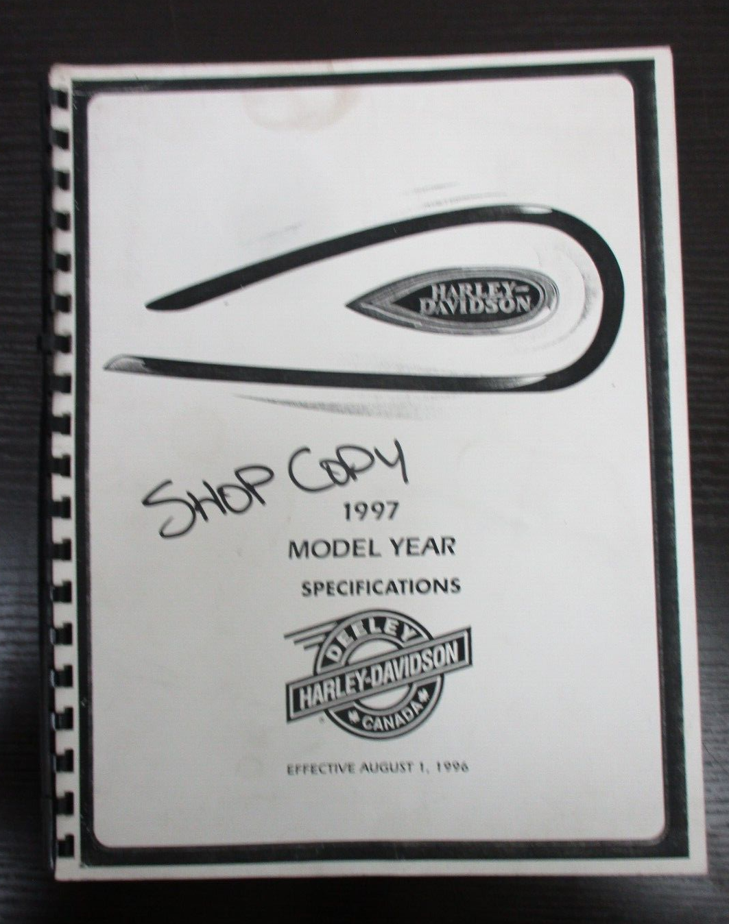 Harley-Davidson 1997 Specification Manual