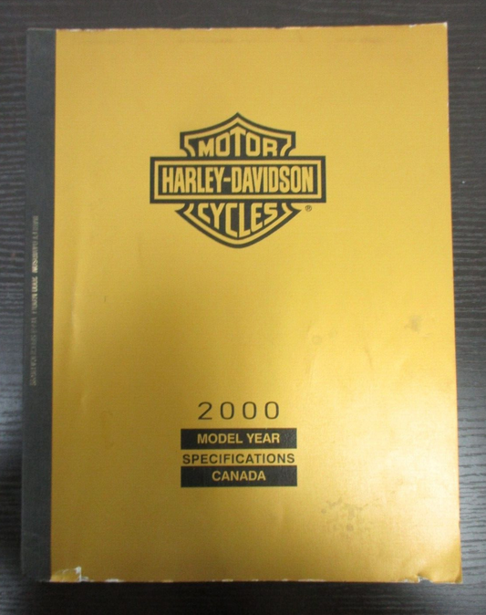 Harley-Davidson 2000 Specification Manual