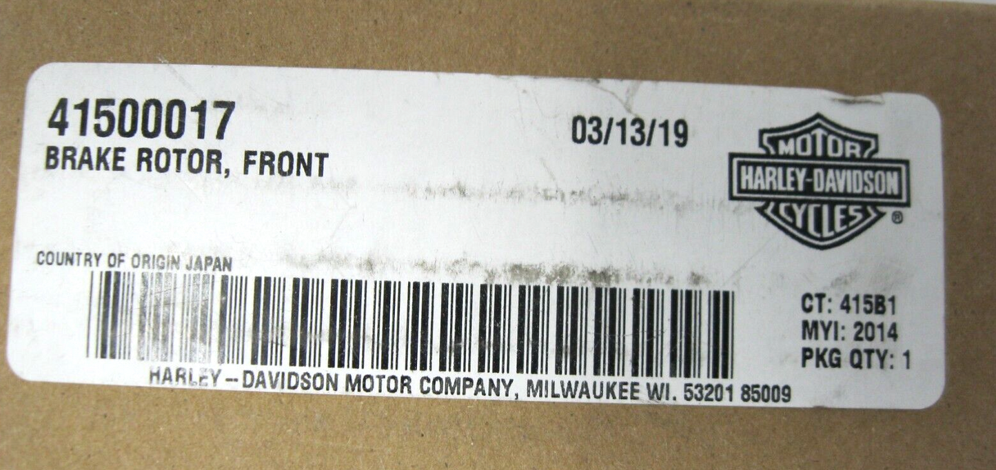 Harley-Davidson OEM 14-22 FLH/FLR Front Rotor 41500017