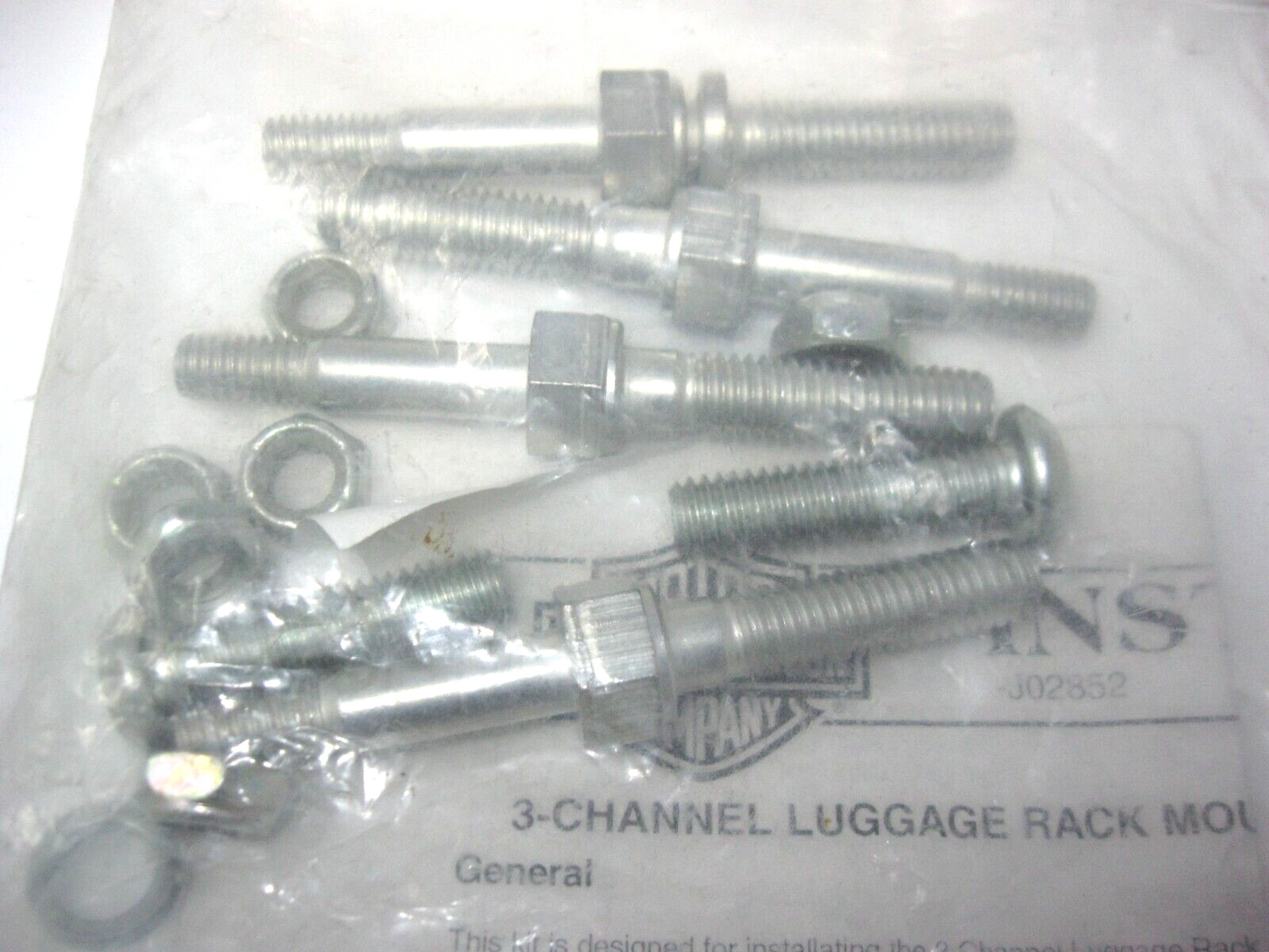 Harley-Davidson OEM 3-Channel Luggage Rack Hardware Kit 53944-03