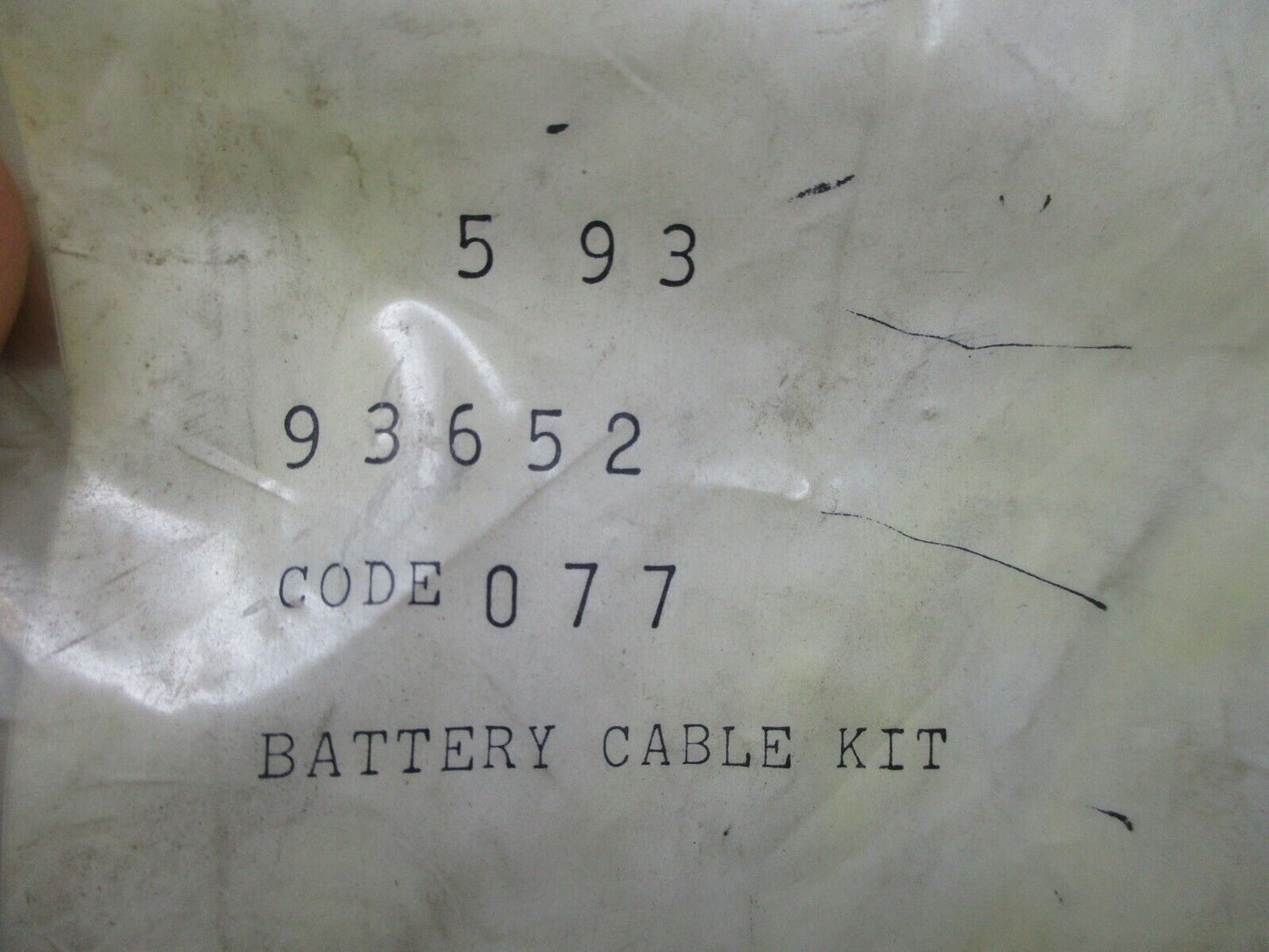 Harley-Davidson OEM Battery Cable Kit 93652