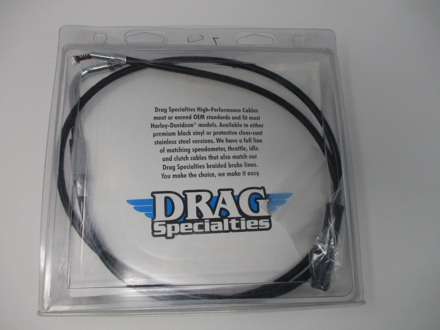 Drag Specialties 96-UP 45.5" BLACK IDLE CABLE 617206