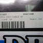 Drag Specialties 47.5" BLACK IDLE CABLE 617207