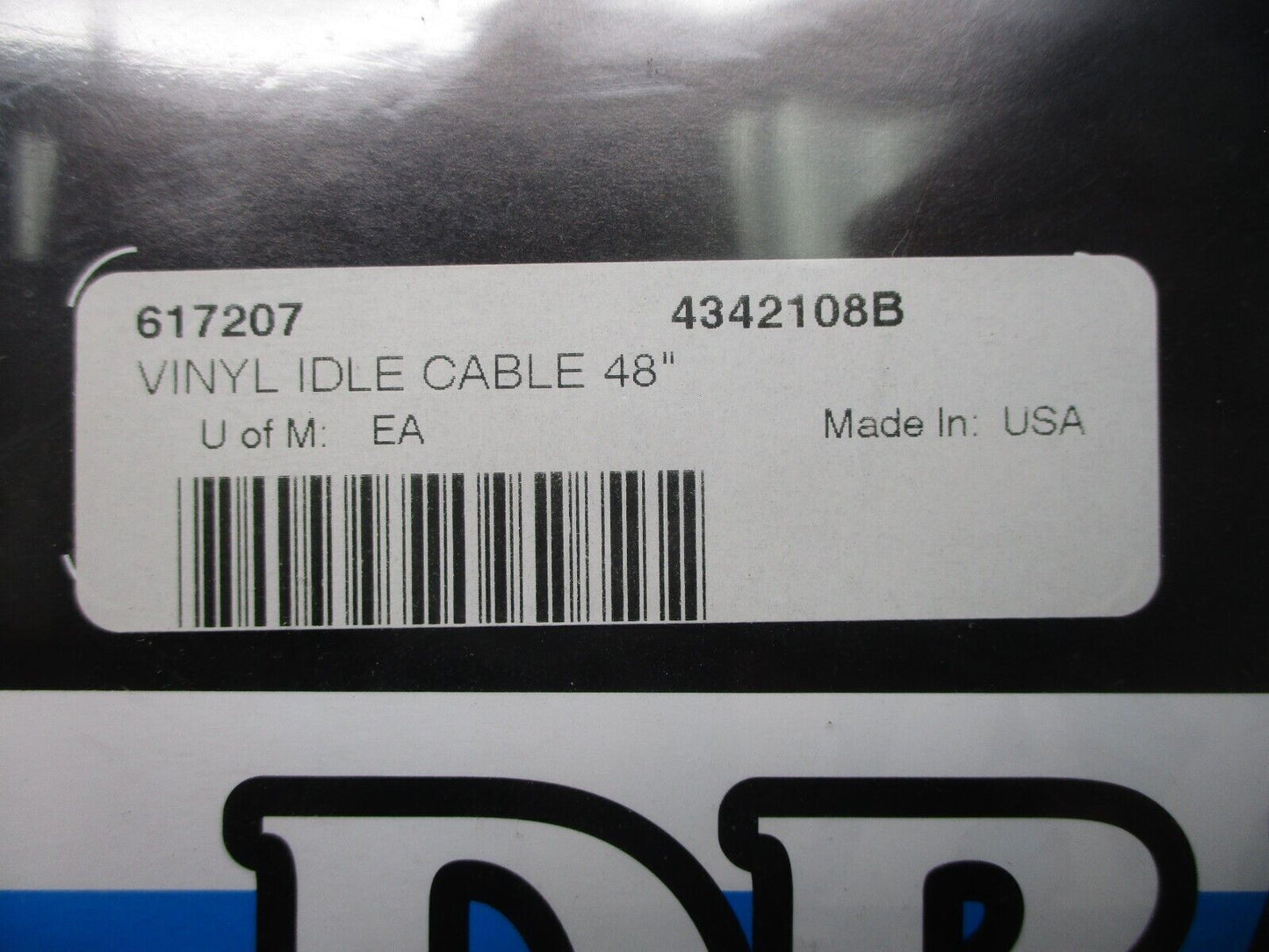 Drag Specialties 47.5" BLACK IDLE CABLE 617207