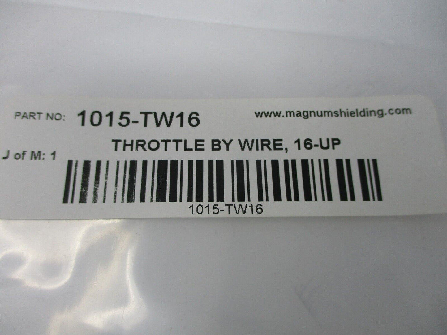 Magnum Throttle By Wire, 16+ 1015-TW16