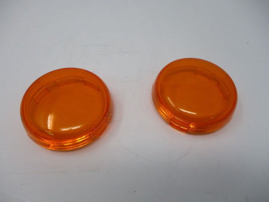 Harley-Davidson OEM Bullet Amber Turn Signal Lens Two-Pack 68973-00