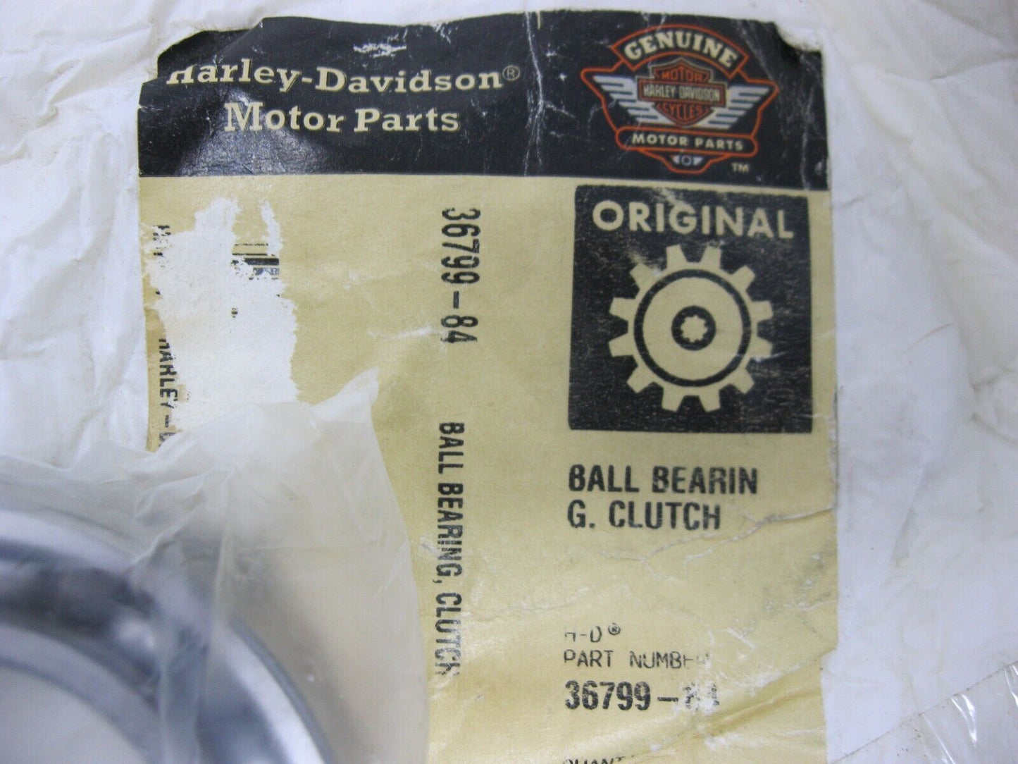 Harley-Davidson OEM 1984-90 Sportster Clutch Ball Bearing 36799-84