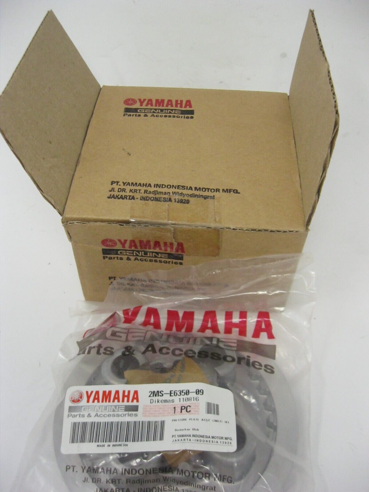 OEM Genuine Yamaha Clutch Pressure Plate Assembly 2MS-E6350-09