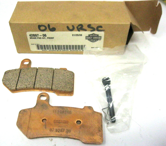 Motorcycle BRAKE PADS FRONT for Harley Davidson 42897-06